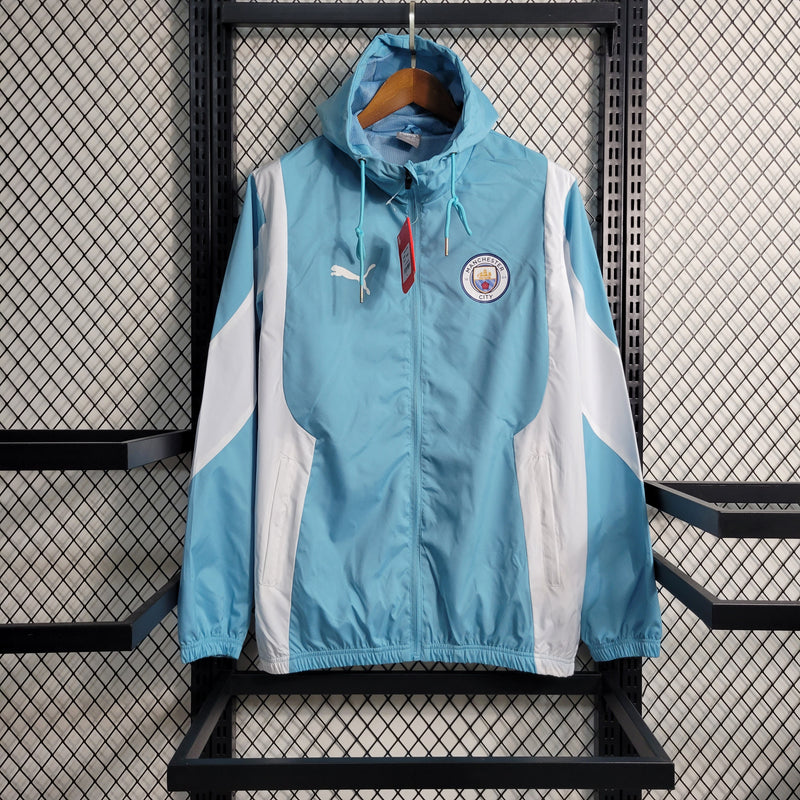 Jaqueta Corta-Vento Manchester City 23/24 Masculino Puma - Marinho