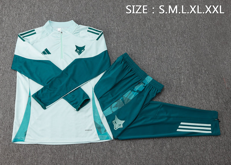 Conjunto Cruzeiro 24/25 Masculino Adidas - Azul Ciano