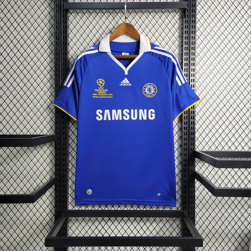 Camisa Chelsea Home 08/09 Retrô - Azul