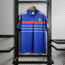 Camisa França Home 84/86 Retrô - Azul