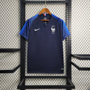 Camisa França Home 2018 Retrô - Azul Escuro