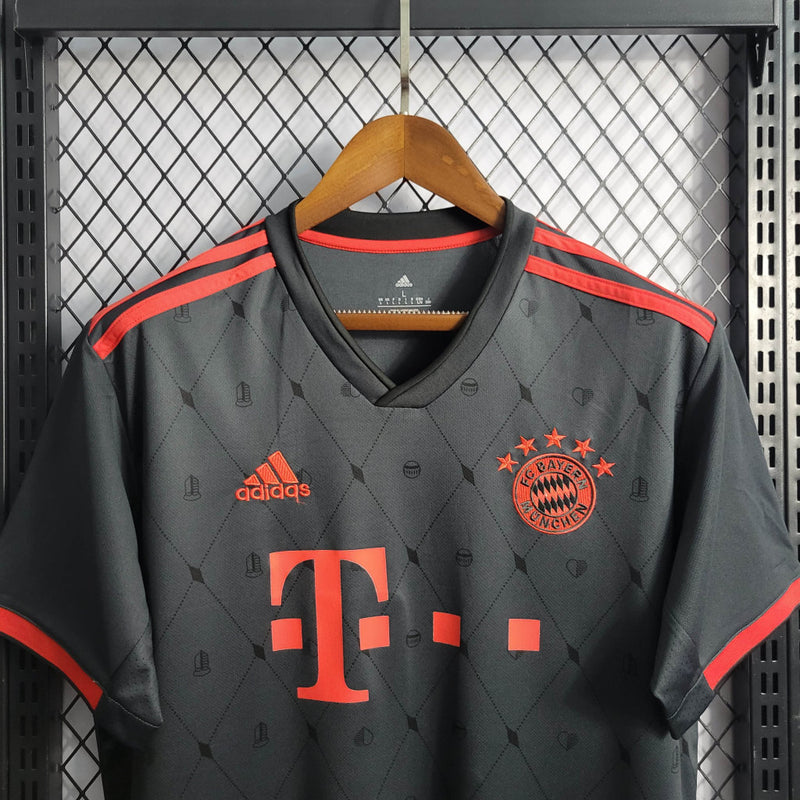 Camisa Bayern Munchen Away III | 22/23 Torcedor Adidas Masculino - Preto