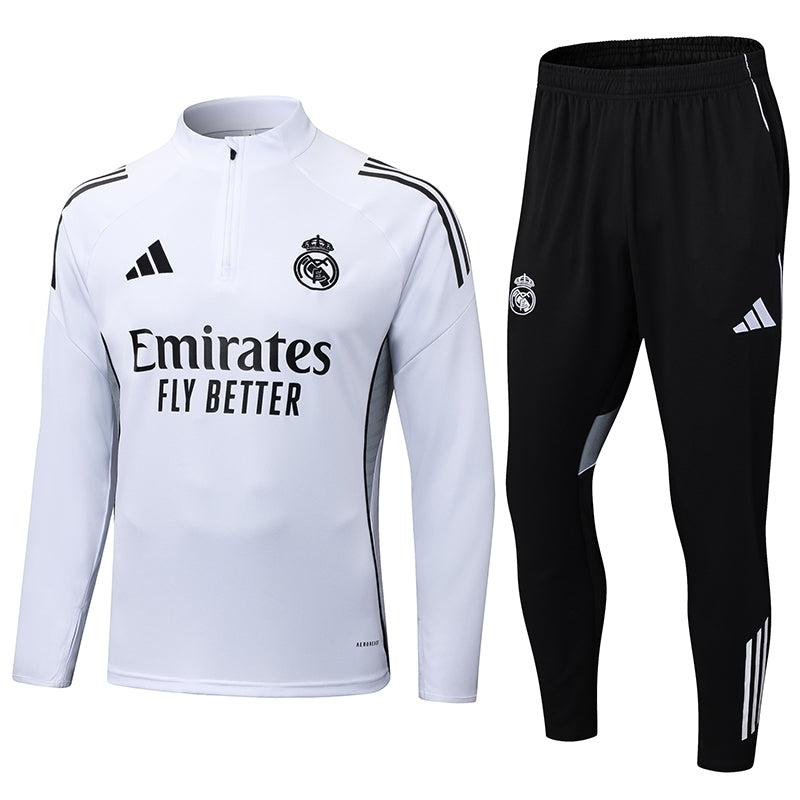 Conjunto Real Madrid 25/26 Masculino Adidas - Branco