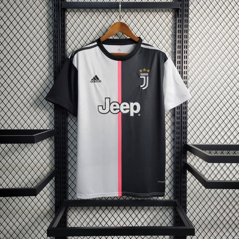 Camisa Juventus Home 19/20 Retrô - Branco