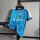 Camisa Retrô Manchester City 99/01 - Azul