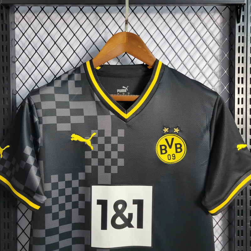 Camisa Borussia Dortmund Away II | 22/23 Torcedor Puma Masculino - Preto