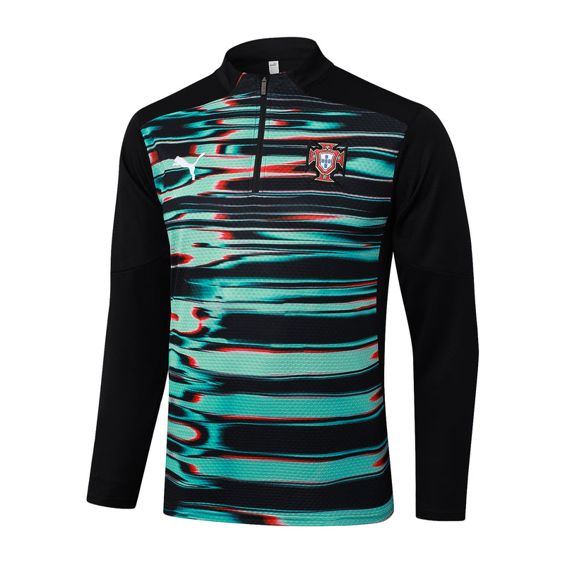 Conjunto Portugal 25/26 Masculino Puma - Preto