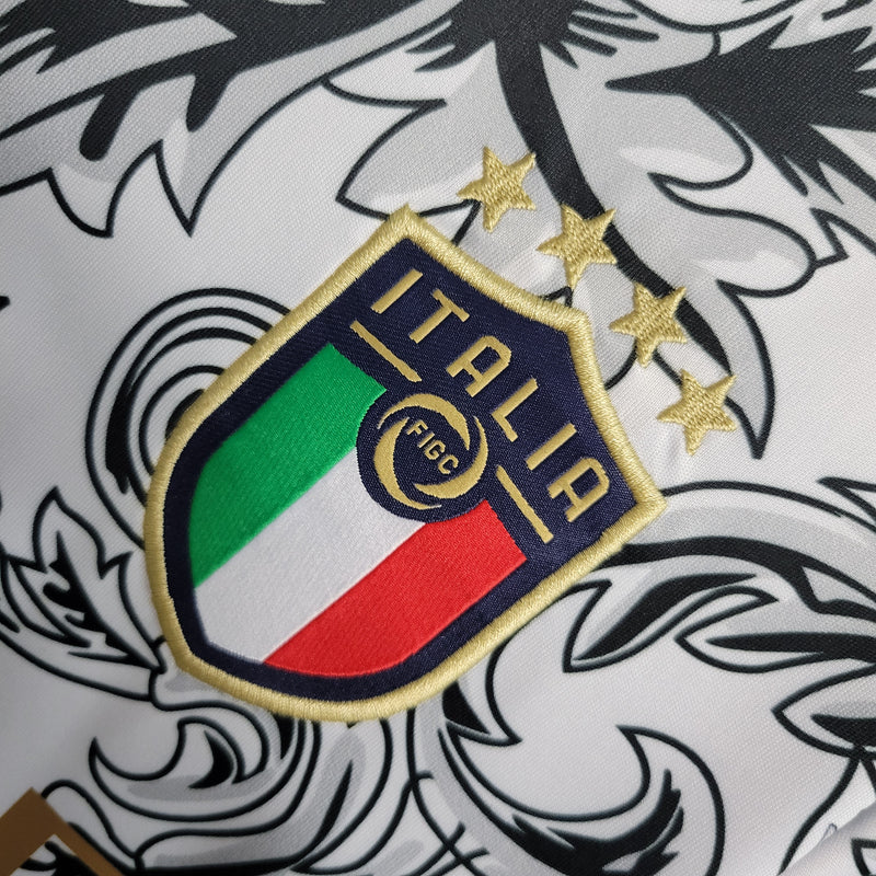 Camisa Itália Edição Especial Versace | 23/24 Torcedor Puma Masculino - Branco