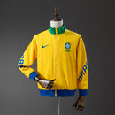 Jaqueta Corta-Vento Brasil 25/26 Masculino Nike - Amarelo e Azul