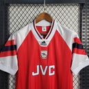 Camisa Arsenal Home 92/93 Retrô - Vermelho