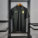 Camisa Brasil Polo Gold Black | Torcedor Nike Masculino - Preto