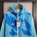 Jaqueta Corta-Vento Real Madrid 23/24 Masculino Adidas - Azul