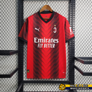Camisa Milan Home | 23/24 Torcedor Puma Masculino - Vermelho e Preto