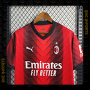 Camisa Milan Home | 23/24 Torcedor Puma Masculino - Vermelho e Preto