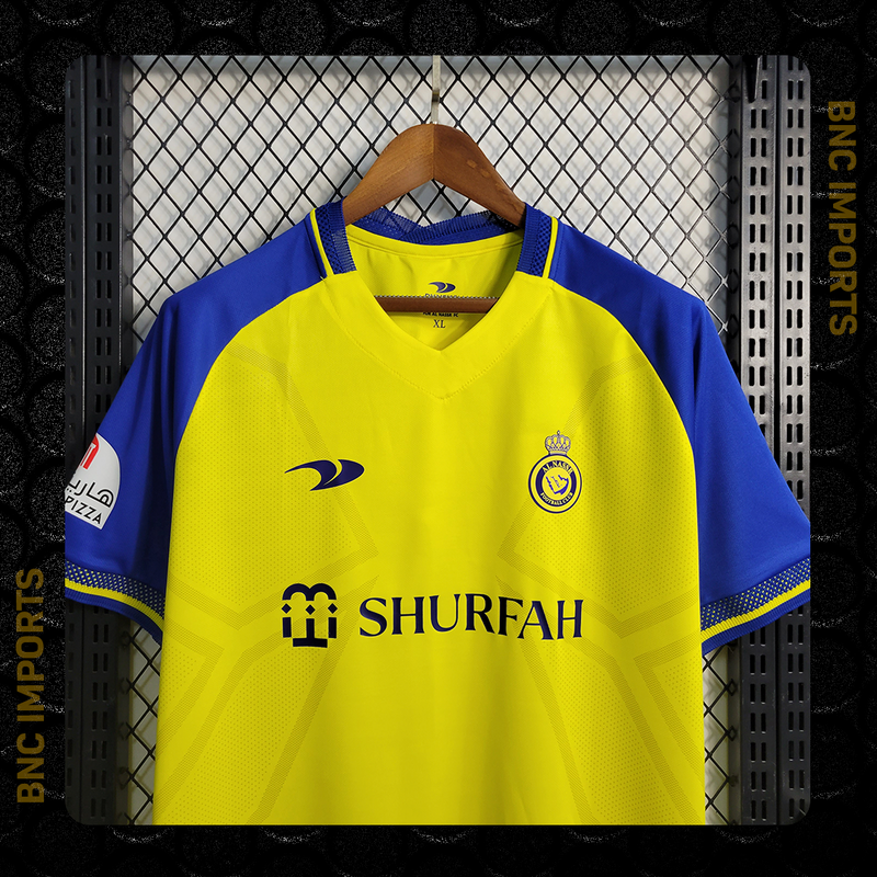 Camisa Al-Nassr Home | 22/23 Torcedor Duneus Masculino - Amarelo