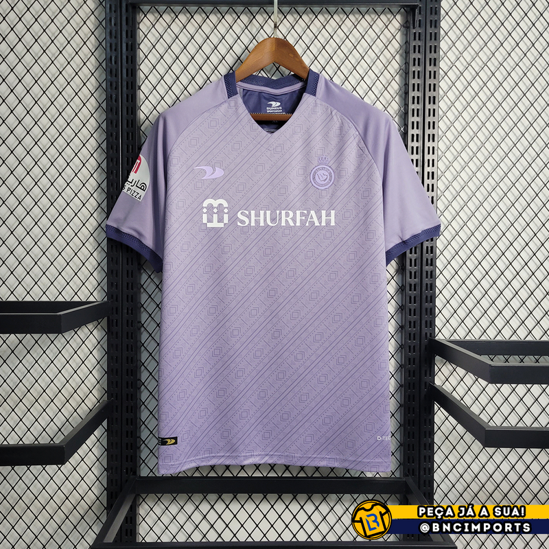 Camisa Al-Nassr Away II | 22/23 Torcedor Duneus Masculino - Lilás