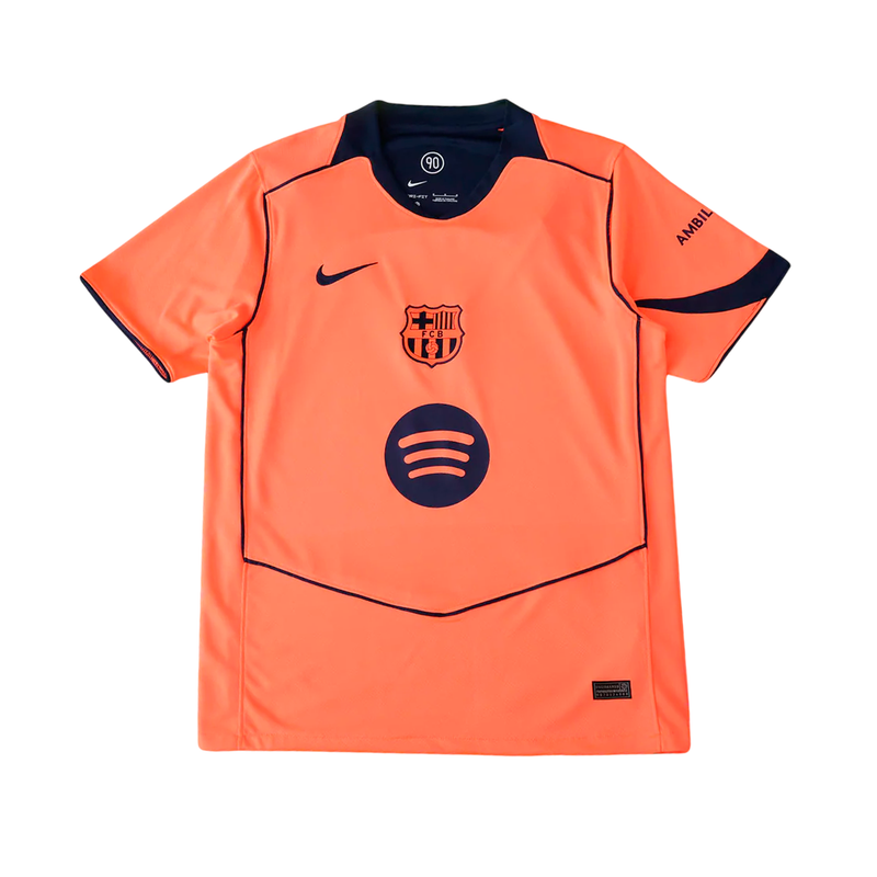 Camisa Barcelona III 25/26 Versão Torcedor Nike Masculina - Laranja