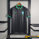 Camisa Brasil Concept Black Leopard | 22/23 Torcedor Nike Masculino - Preto