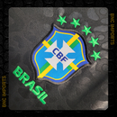 Camisa Brasil Concept Black Leopard | 22/23 Torcedor Nike Masculino - Preto