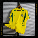Camisa Brasil Retrô Home 2002 | Torcedor Nike Masculino - Amarelo