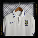 Camisa Brasil Polo Lisa | Torcedor Nike Masculino - Branco