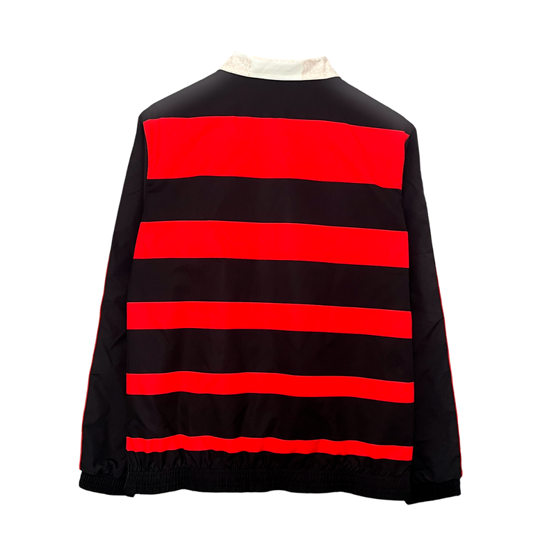 Jaqueta Corta-Vento Flamengo Dupla-Face 24/25 Masculino Adidas - Vermelho e Preto