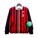 Jaqueta Corta-Vento Milan Dupla-Face 24/25 Masculino Adidas - Vermelho e Preto