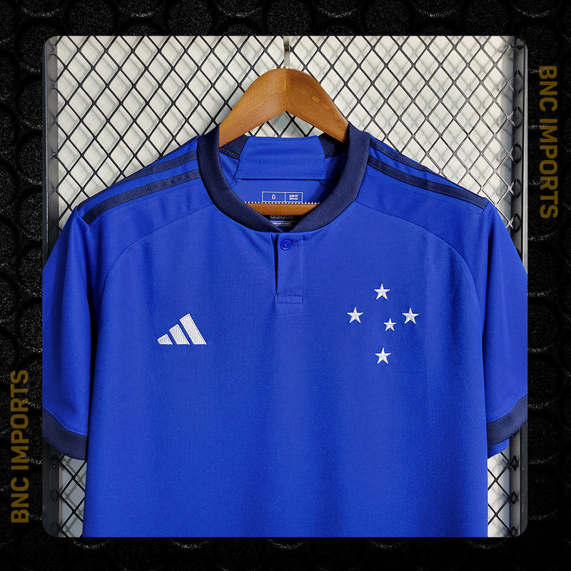 Camisa Cruzeiro Home | 23/24 Torcedor Adidas Masculino - Azul