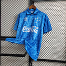 Camisa Cruzeiro Retrô Home I 1994 I Torcedor Finta Masculino - Azul