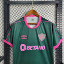 Camisa Fluminense Away III | 23/24 Torcedor Umbro Masculino - Rosa e Verde