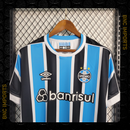 Camisa Grêmio Home I 23/24 Torcedor Umbro Masculino - Azul, Preto e Branco
