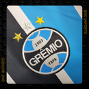 Camisa Grêmio Home I 23/24 Torcedor Umbro Masculino - Azul, Preto e Branco