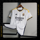 Camisa Real Madrid Home | 23/24 Torcedor Adidas Masculino - Branco