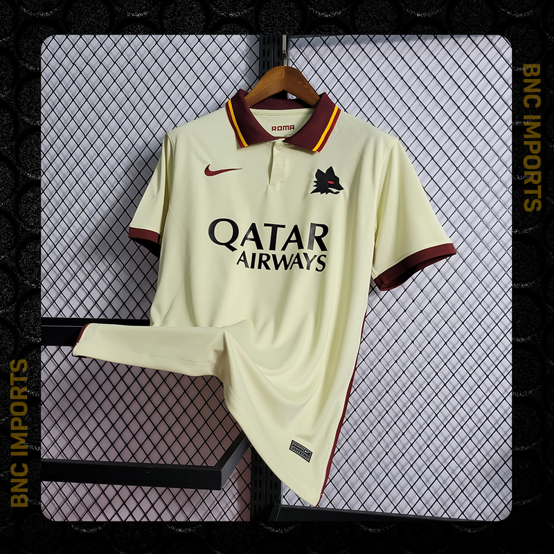 Camisa Roma Away II | 20/21 Torcedor Nike Masculino - Bege