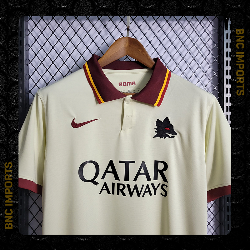 Camisa Roma Away II | 20/21 Torcedor Nike Masculino - Bege