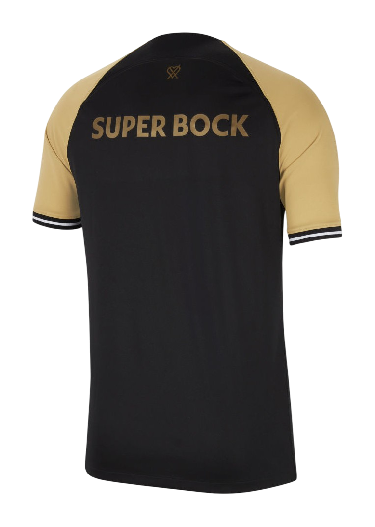 Camisa Sporting Edição Especial | 23/24 Torcedor Nike Masculino - Preto e Dourado
