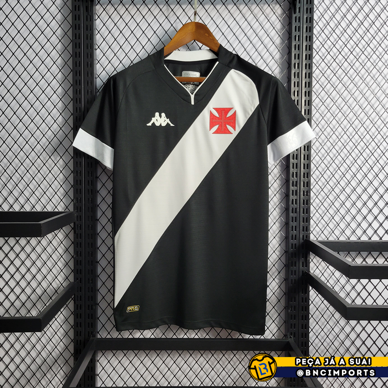 Camisa Vasco da Gama | 22/23 Torcedor Kappa Masculino - Preto