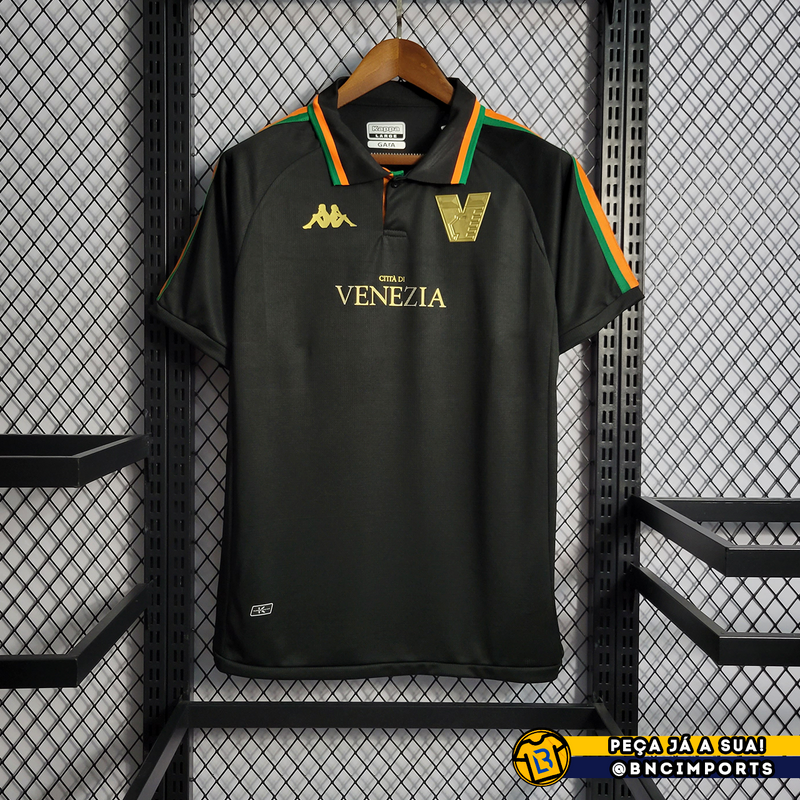 Camisa Venezia Home | 22/23 Torcedor Kappa Masculino - Preto