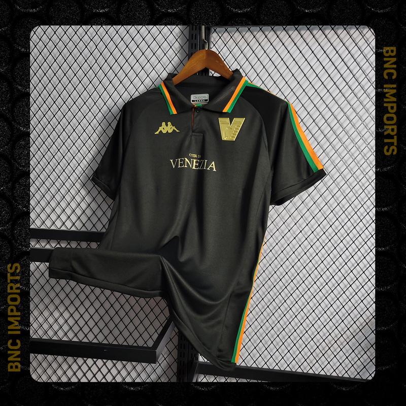 Camisa Venezia Home | 22/23 Torcedor Kappa Masculino - Preto