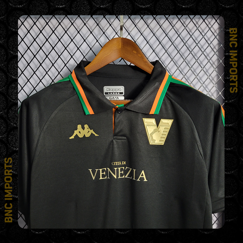 Camisa Venezia Home | 22/23 Torcedor Kappa Masculino - Preto