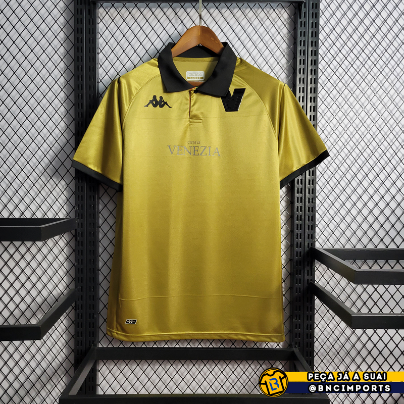 Camisa Venezia Away III | 22/23 Torcedor Kappa Masculino - Dourado
