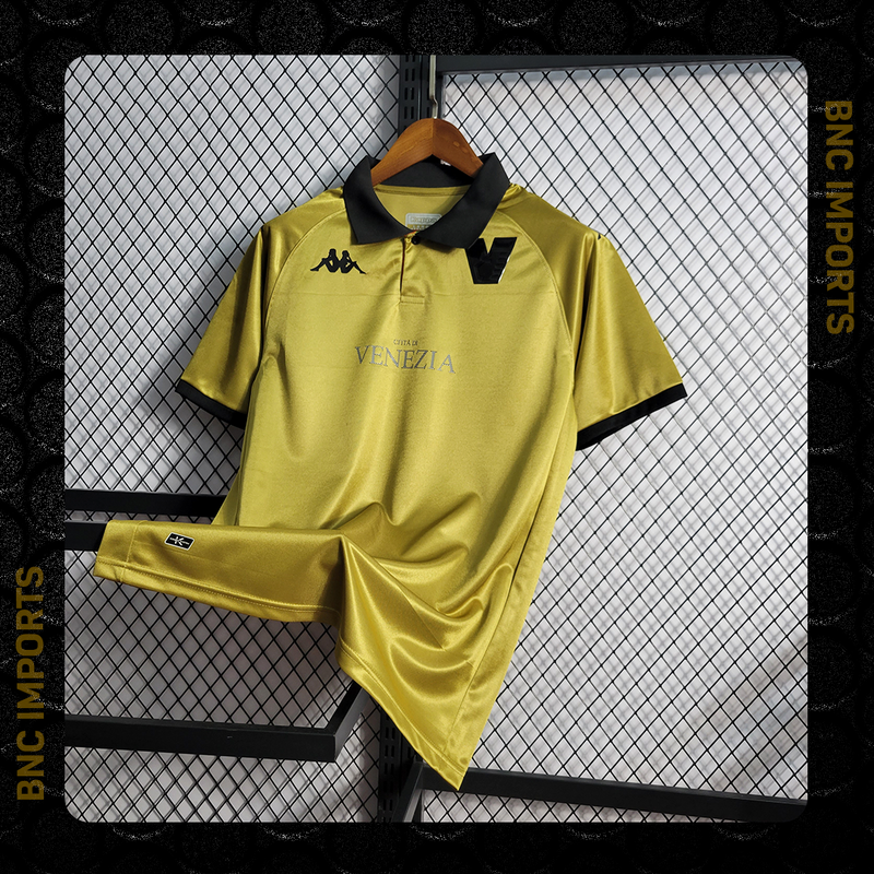 Camisa Venezia Away III | 22/23 Torcedor Kappa Masculino - Dourado