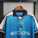Camisa Retrô Manchester City 99/01 - Azul