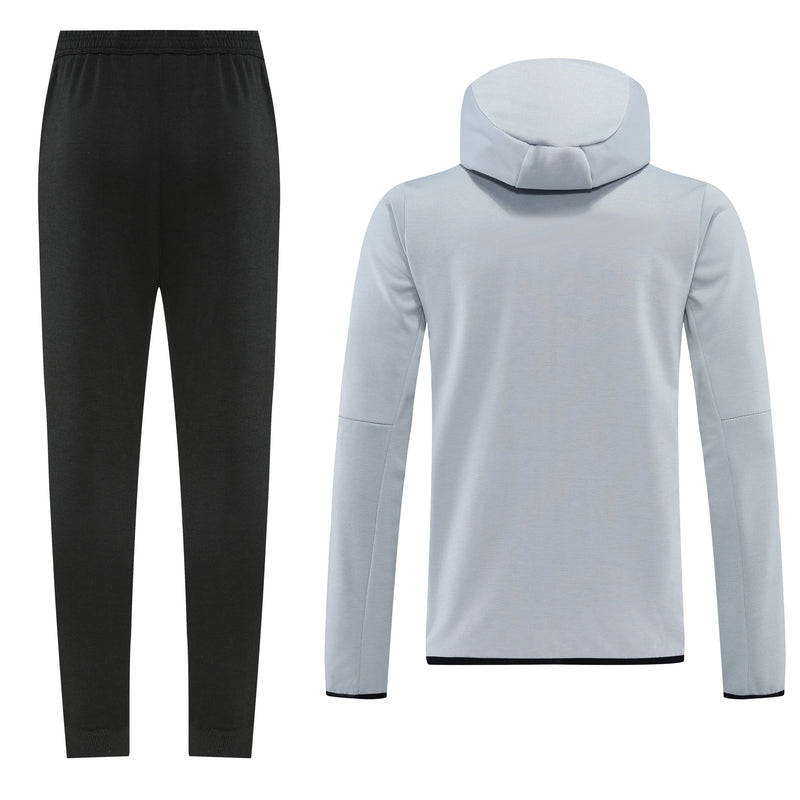 Conjunto Nike: Tech Fleece - Cinza e Preto