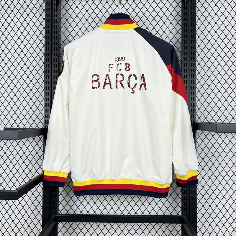 Jaqueta Corta-Vento Barcelona 1994 Masculino Nike - Bege