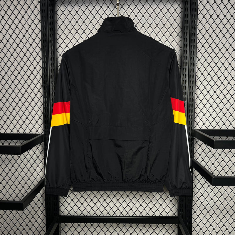 Jaqueta Corta-Vento Alemanha 24/25 Masculino Adidas - Preto