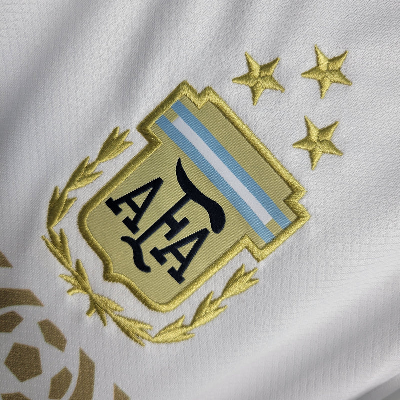 Camisa Argentina Edição Especial Copa do Mundo | 23/24 Torcedor Adidas Masculino - Branco