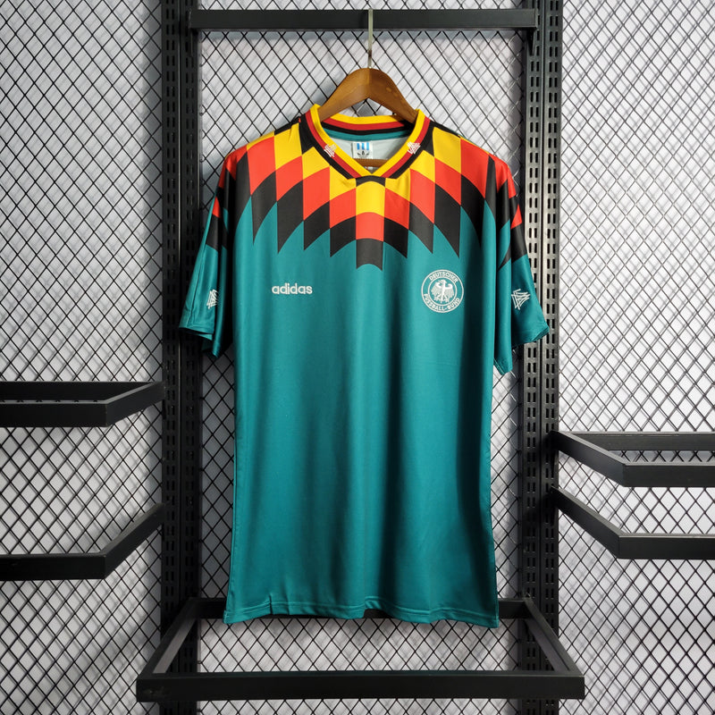 Camisa Alemanha Away 1994 Retrô - Verde