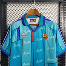 Camisa Barcelona Away 95/97 Retrô - Azul Ciano