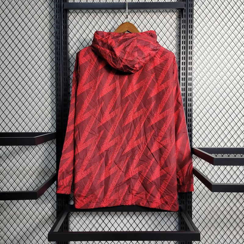 Jaqueta Corta-Vento Flamengo 23/24 Masculino Adidas - Vermelho